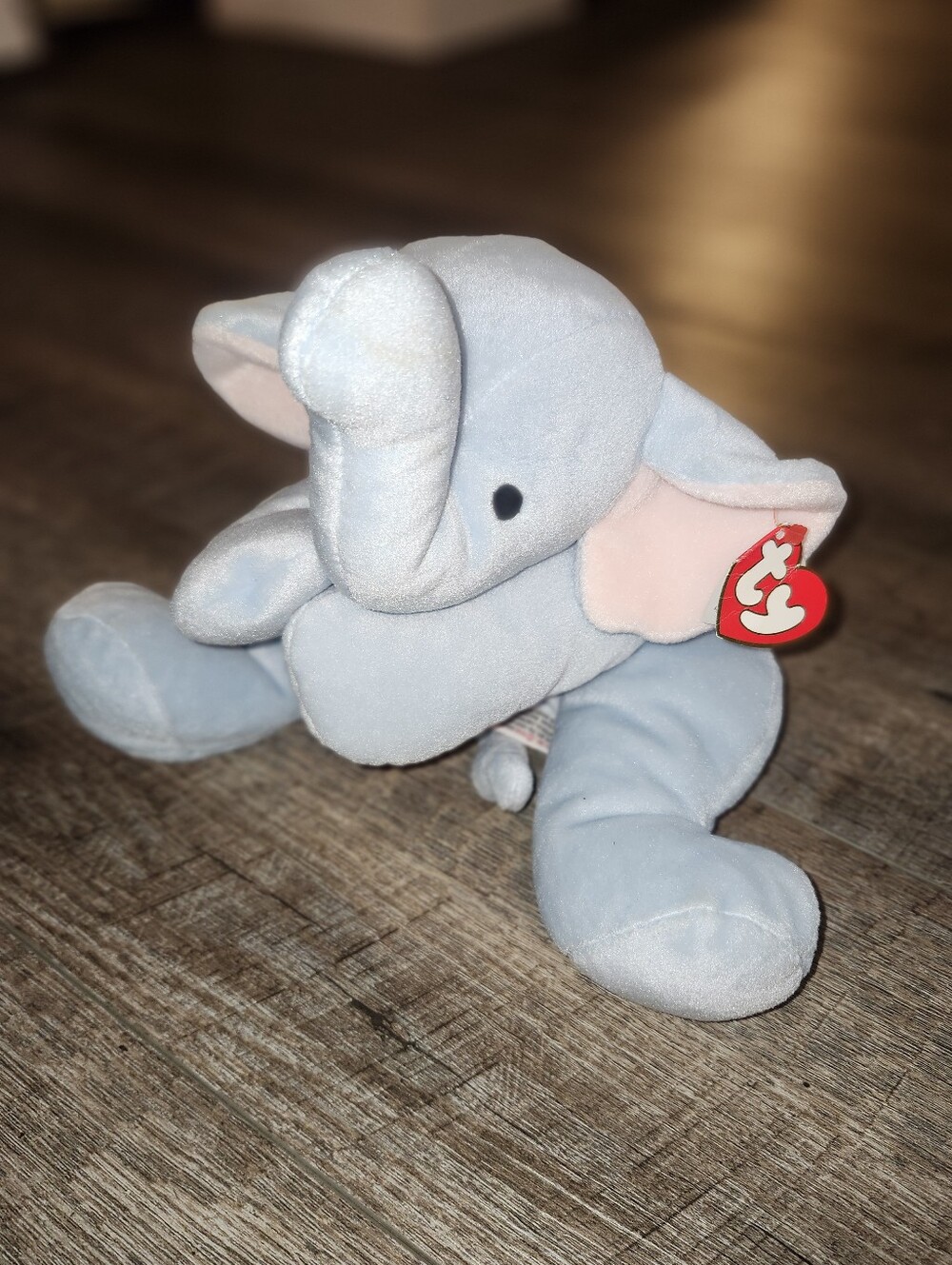 Vintage 1996 Ty BeanieBaby Large Pillow Pal Plush Retired Squirt The Elephant ✨️